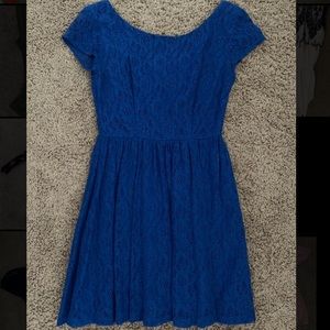 Women’s blue midi dress